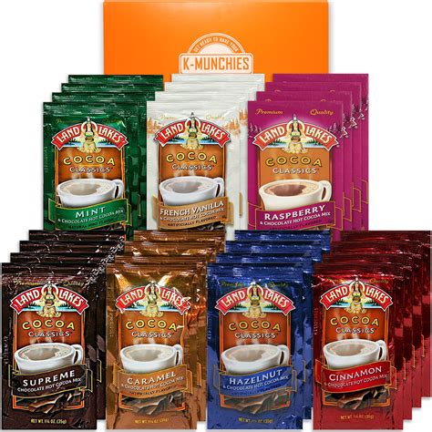 flavored hot chocolate packets